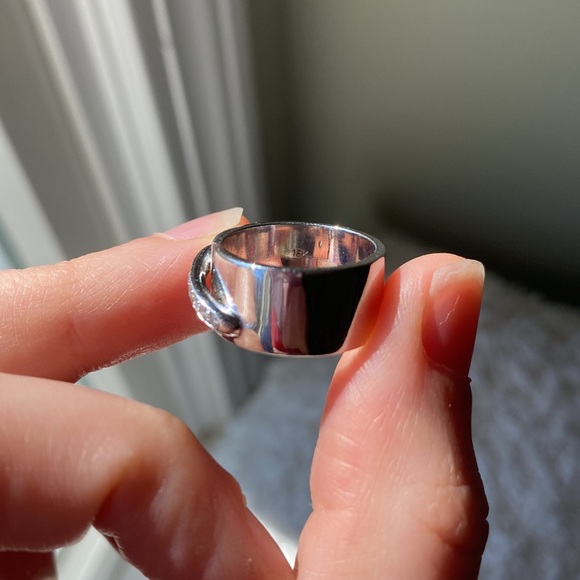 18k white gold ring (Chaumet liens style) - Picture 7 of 7